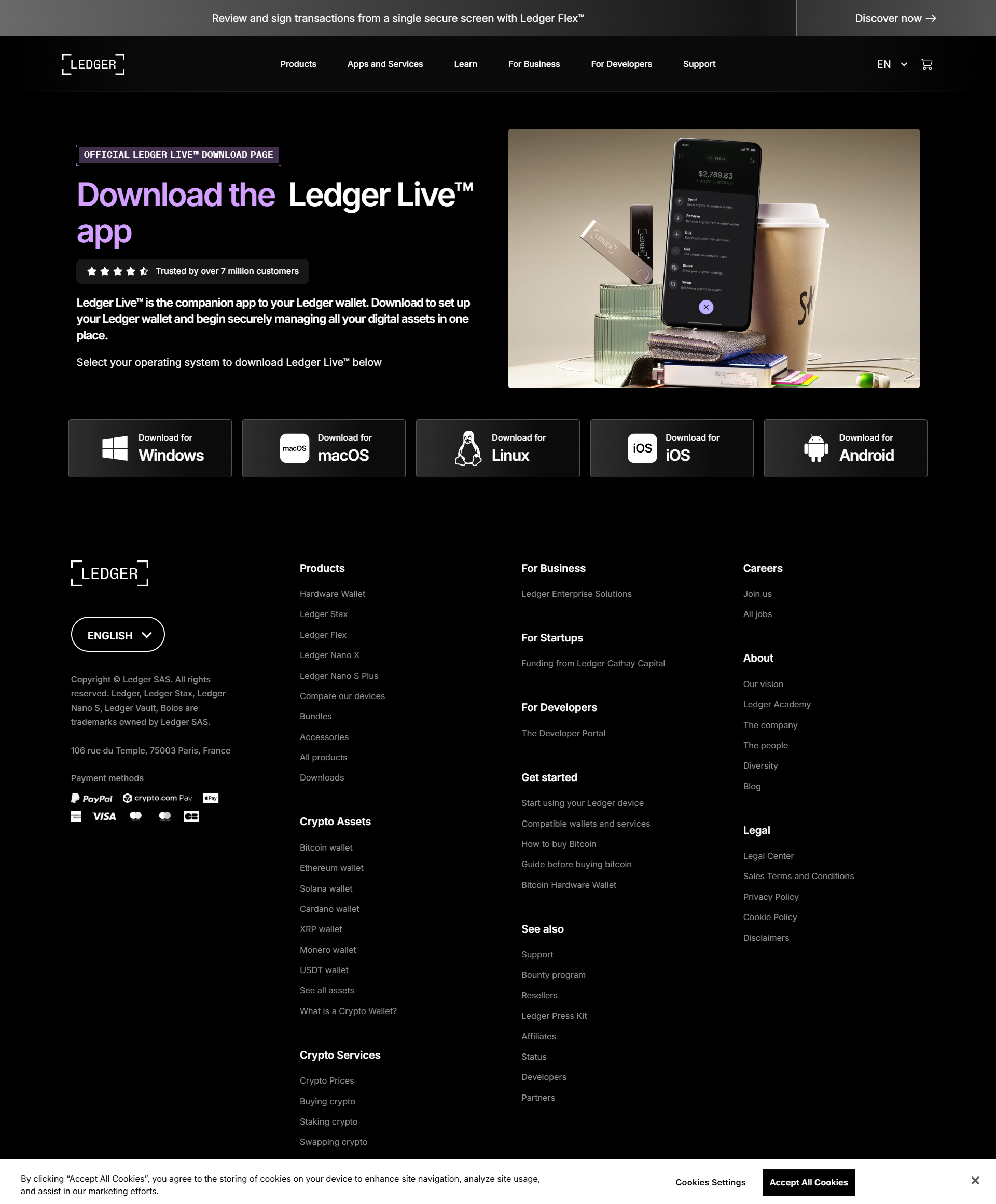 Ledger.com/start Image